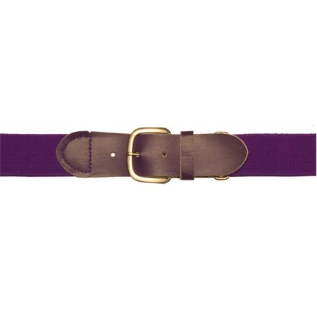 CHAMPION SPORTS Youth Baseball & Softball Uniform Belt&#44; Purple UBYPR